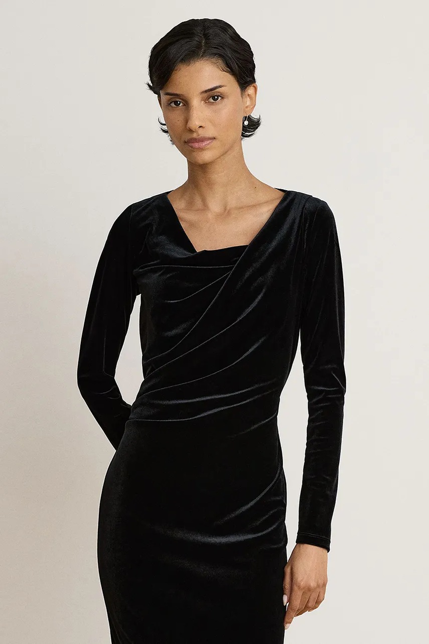 Lauren Ralph Lauren Lauren Ralph Lauren φόρεμα βελούρ - 3