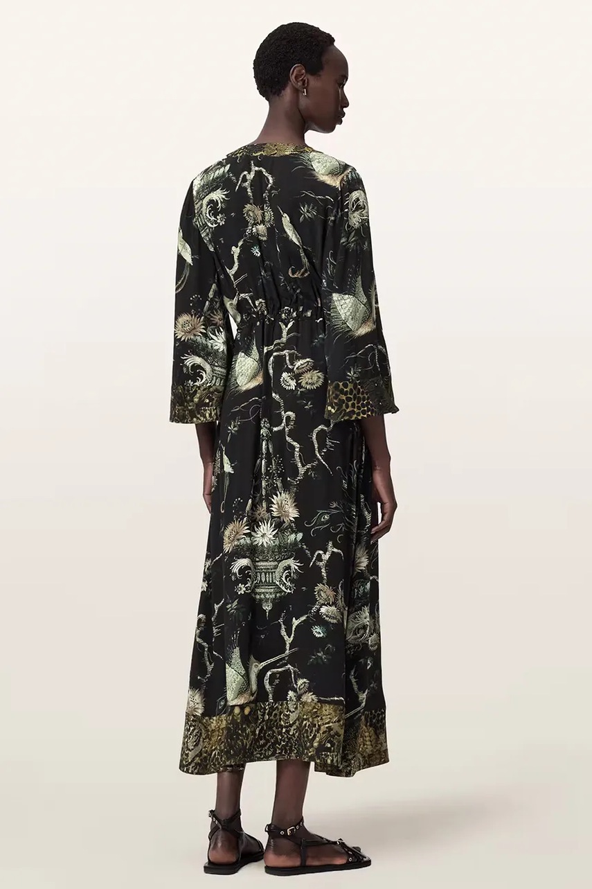 AllSaints AllSaints φόρεμα από βισκόζη DIANA - 2