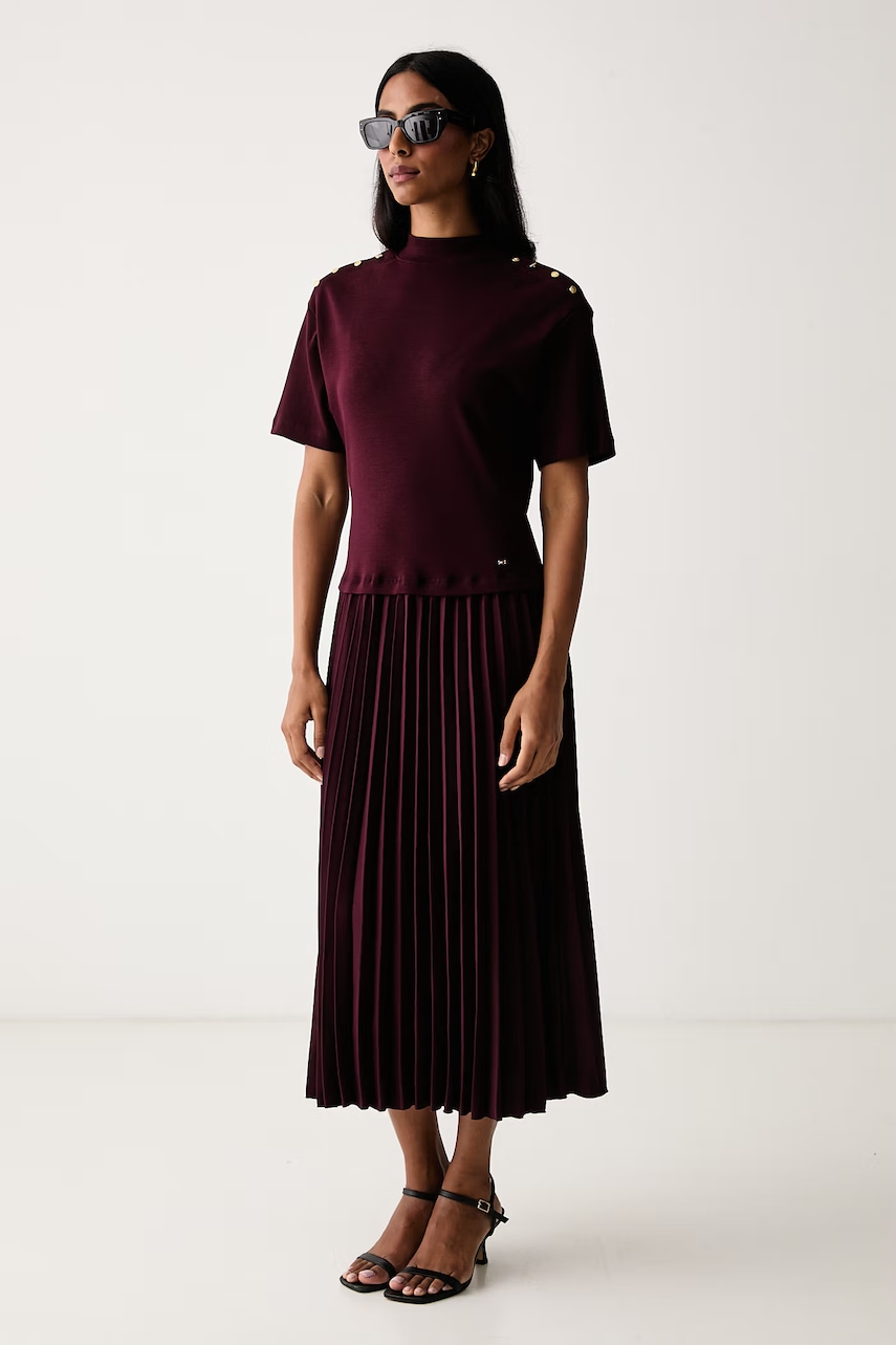 Tommy Hilfiger Tommy Hilfiger φόρεμα flared βαμβακερό - 2