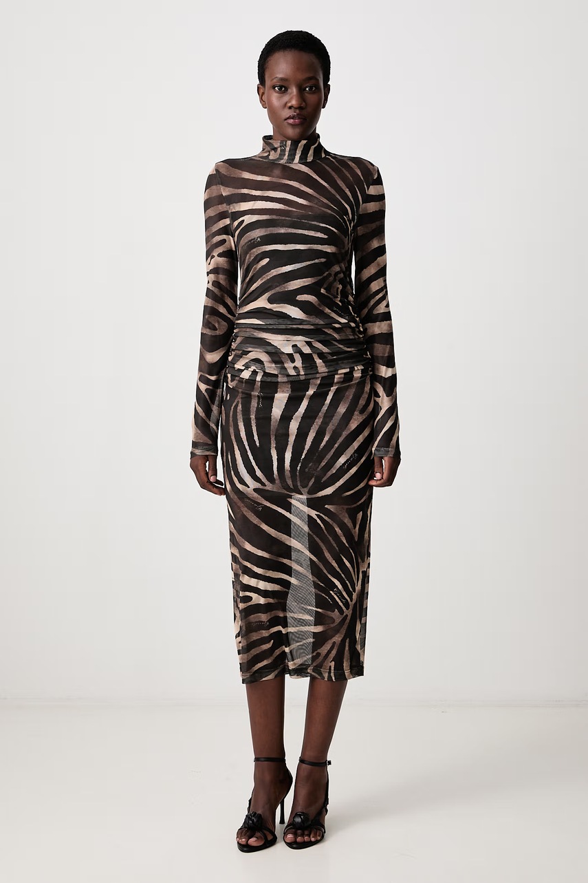 Gaudi  rochie bodycon cu vâscoză