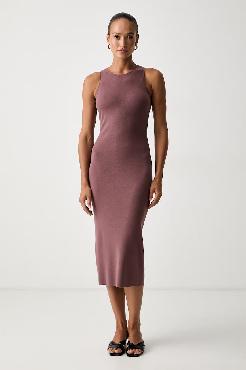 MM by Max Mara rochie cu vâscoză MMLVETUSTA