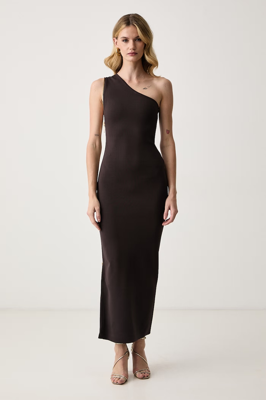 Elisabetta Franchi φόρεμα με βισκόζη