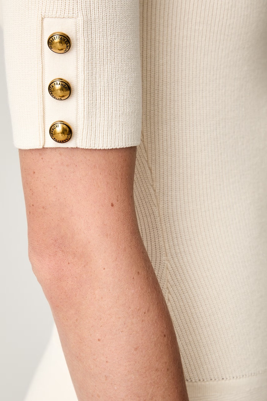 Elisabetta Franchi Elisabetta Franchi φόρεμα flared με βισκόζη - 6