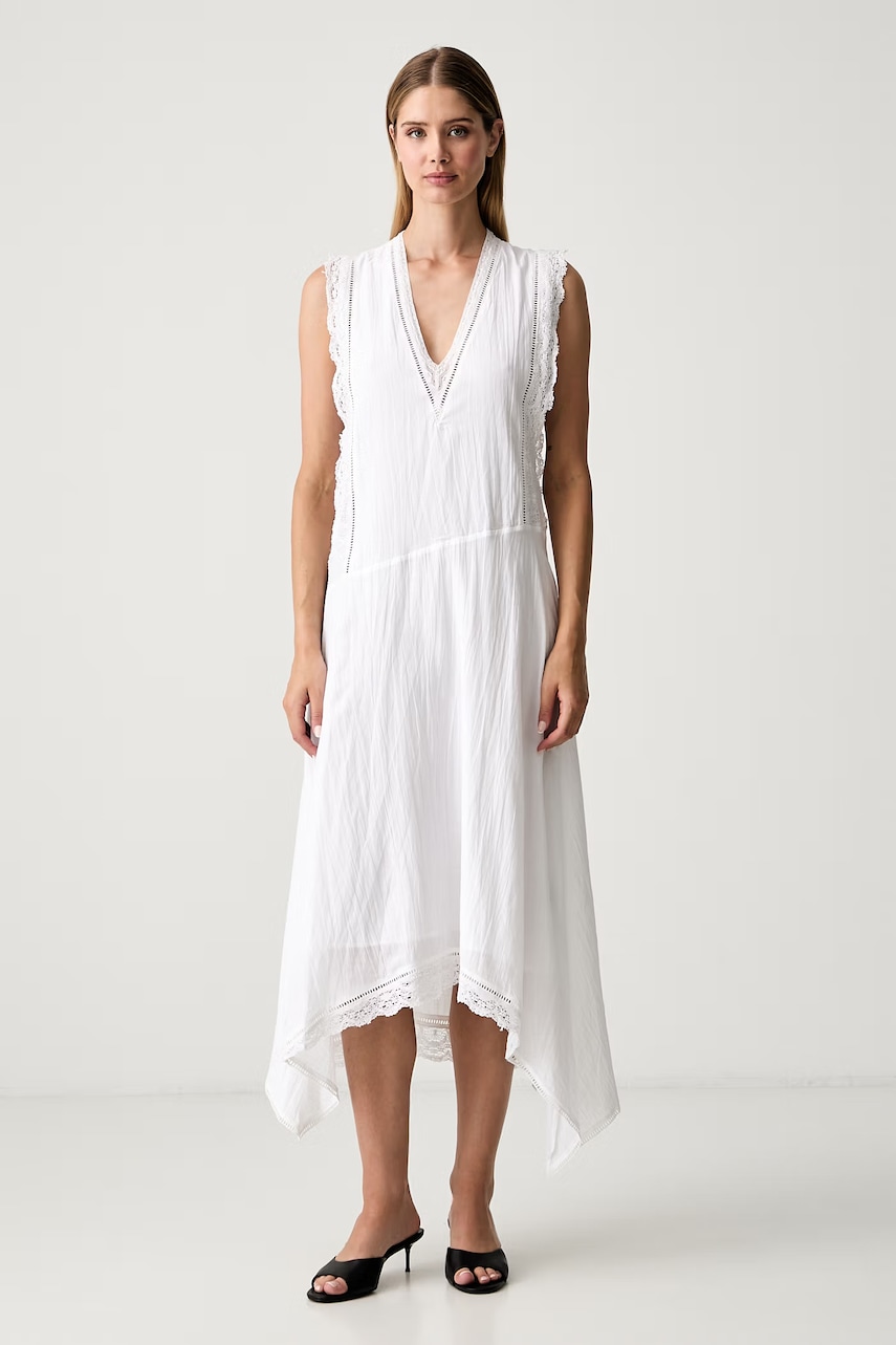 Zadig&Voltaire sukienka letnia z bawełną REROL