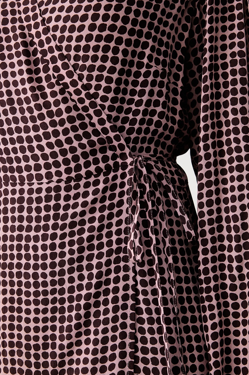 Marc O'Polo Marc O'Polo φόρεμα flared από βισκόζη - 6