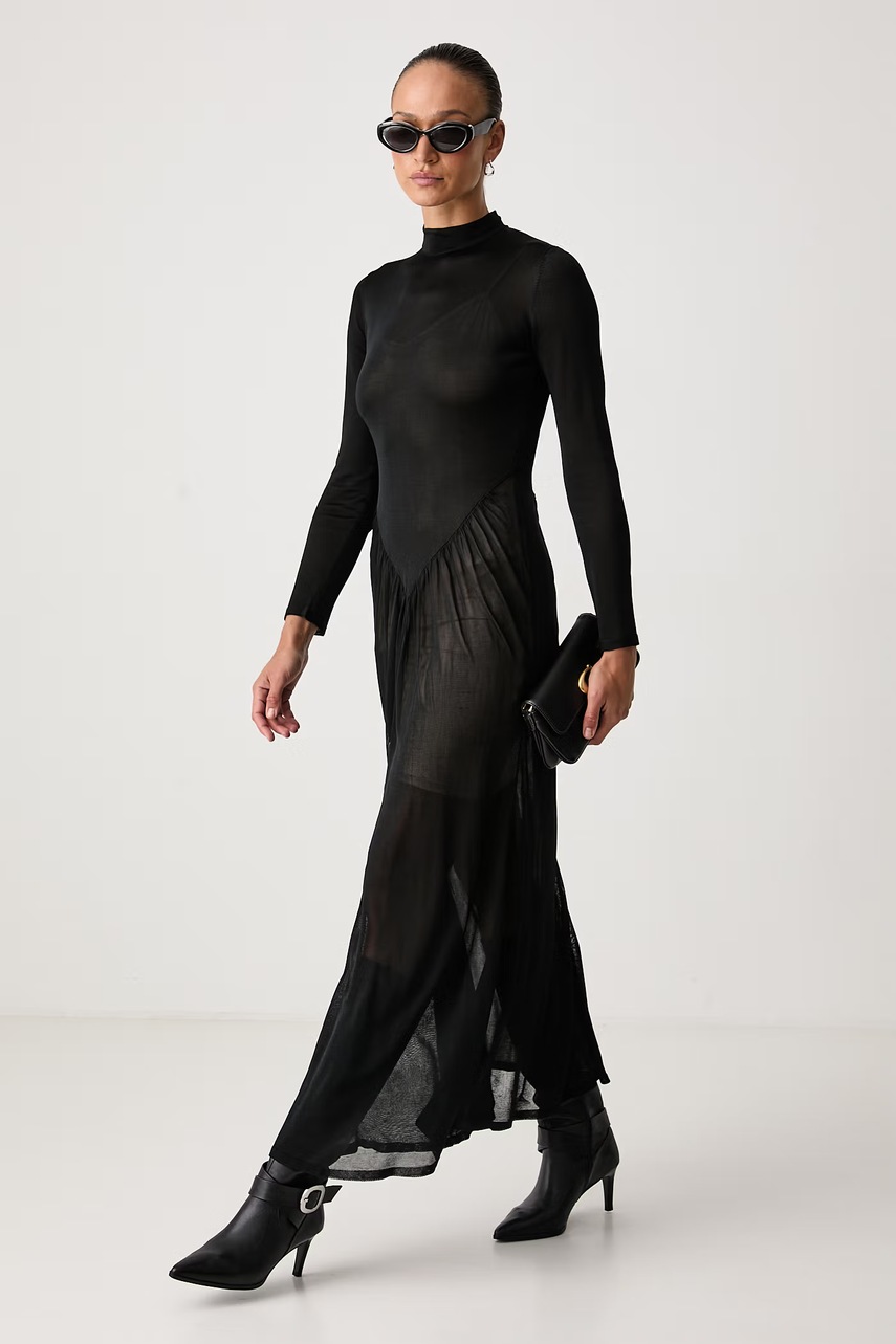 Twinset φόρεμα από βισκόζη