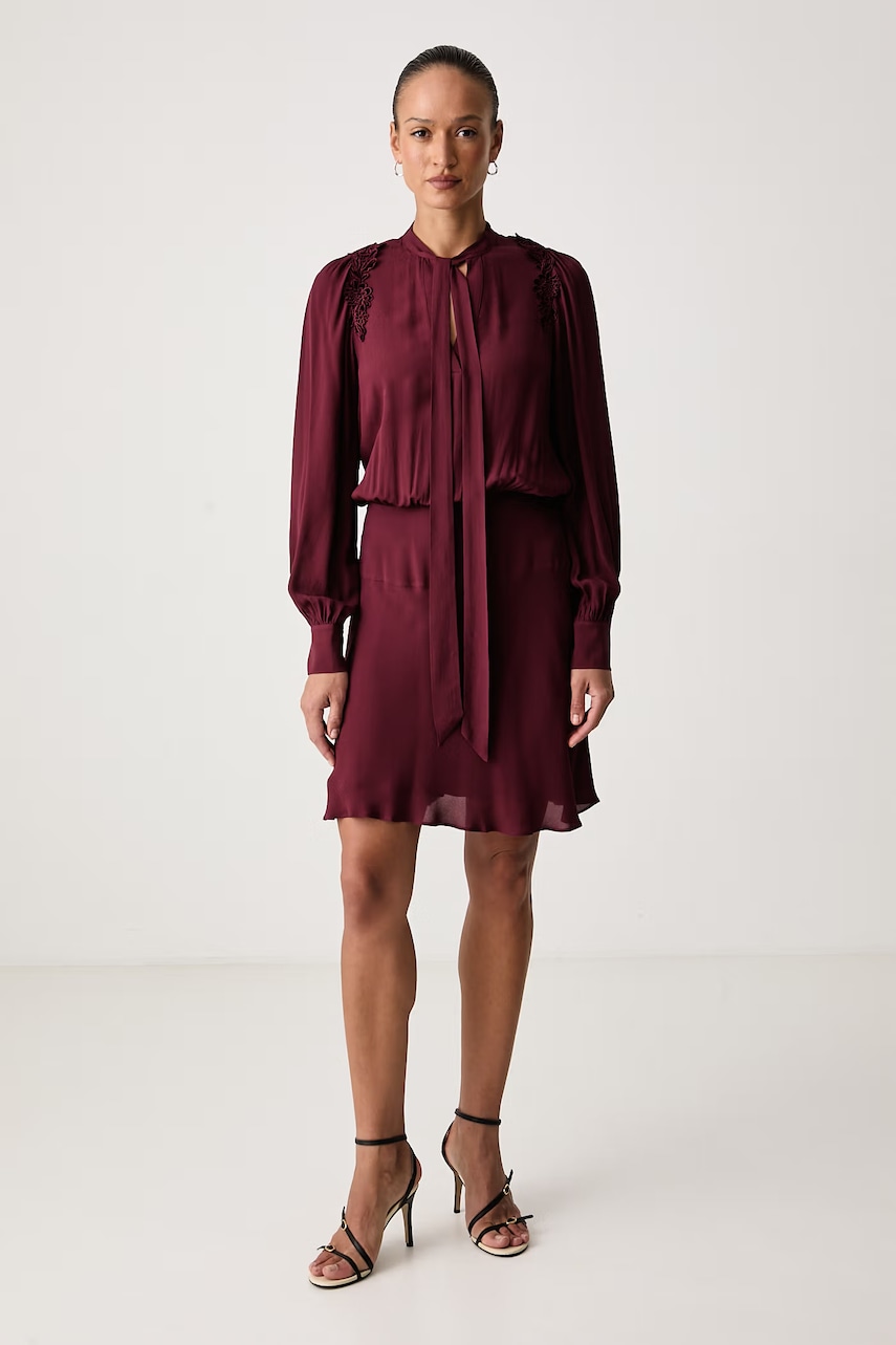 Twinset φόρεμα από βισκόζη