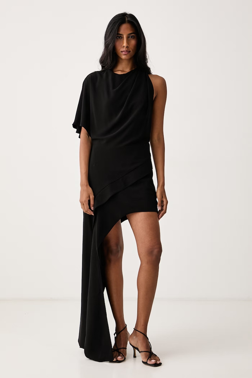 Bardot  rochie asimetrică HALSEY