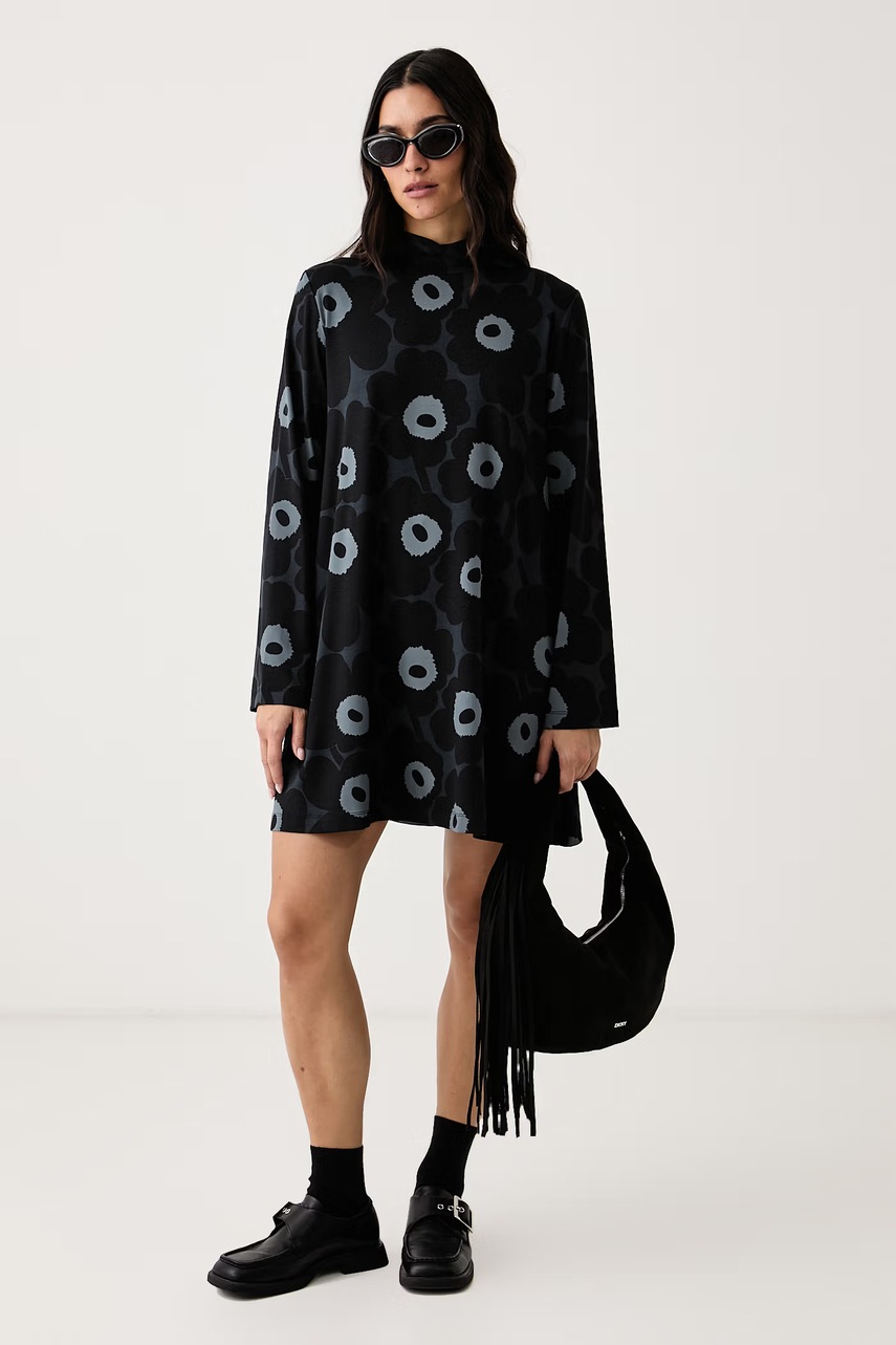 Marimekko  рокля с вискоза