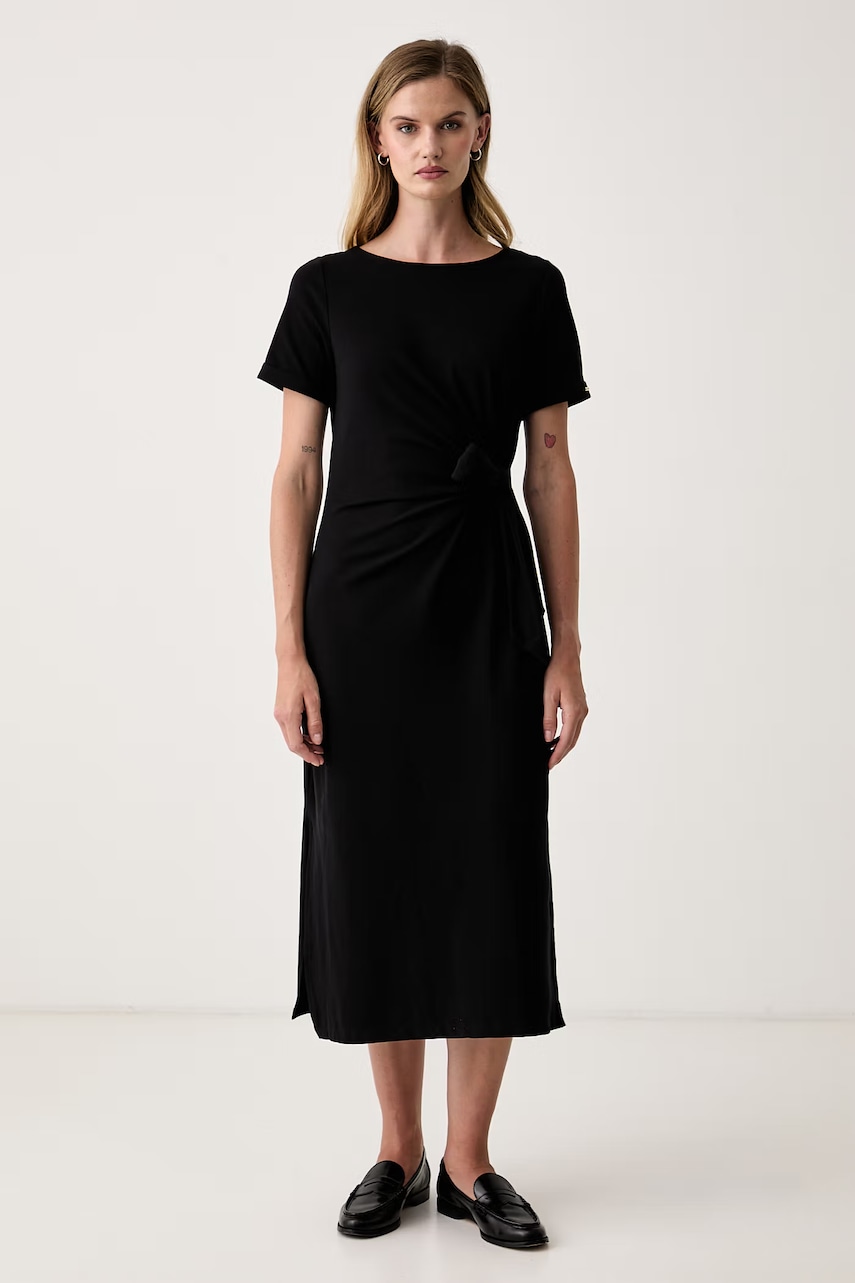 DKNY  šaty bavlnené s elastanom