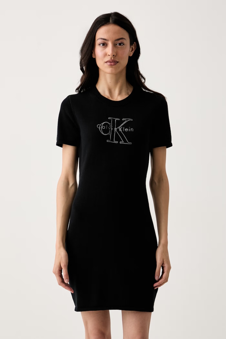 Calvin Klein Jeans φόρεμα βαμβακερό