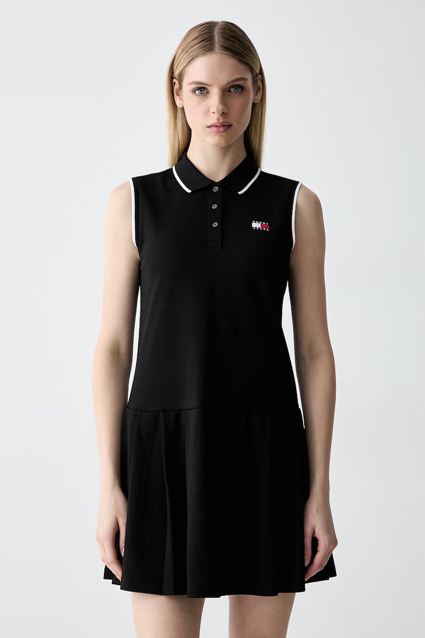 Tommy Jeans φόρεμα με βαμβάκι