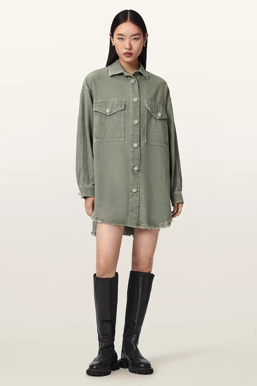 AllSaints σεμιζιέ με lyocell HETTIE