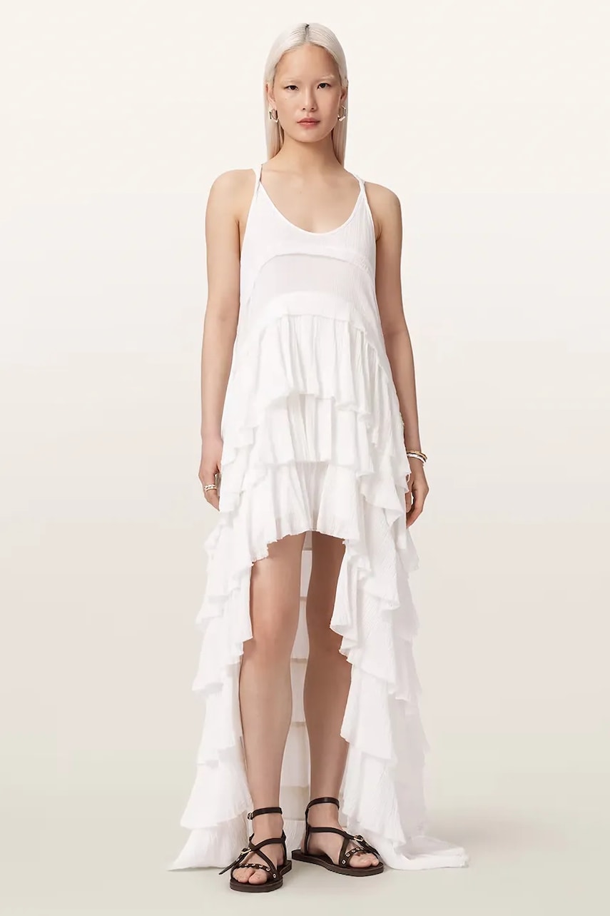 AllSaints sukienka bawełniana CAVARLY