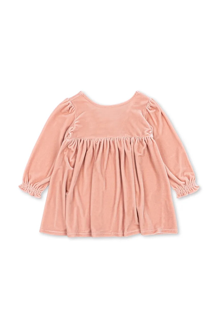 Konges Sløjd  рокля от кадифе GIA BOW DRESS GRS