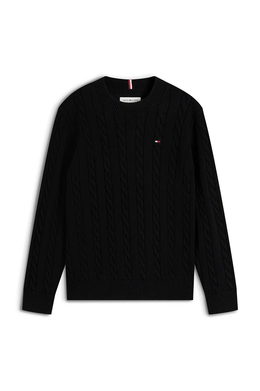 Tommy Hilfiger  пуловер за деца от памук