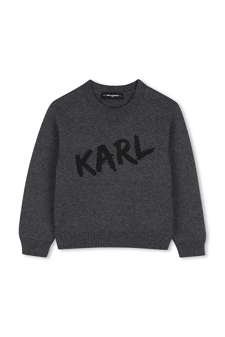 Karl Lagerfeld pulover pentru copii cu amestec de lână
