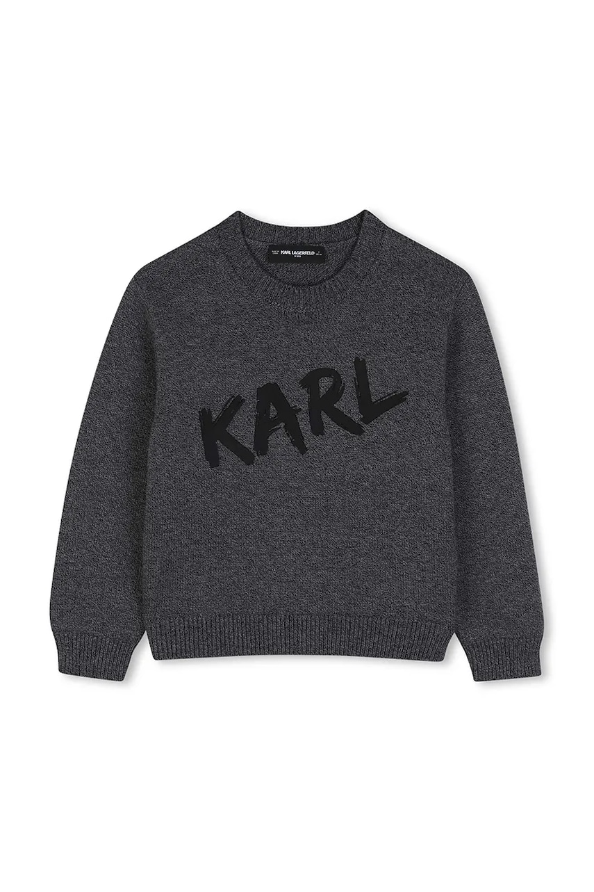 Karl Lagerfeld pulover pentru copii cu lână
