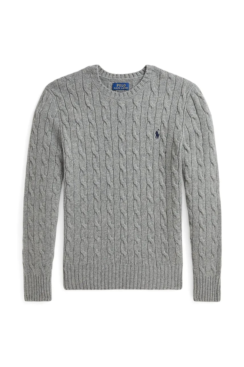 Polo Ralph Lauren pulover pentru copii din lână