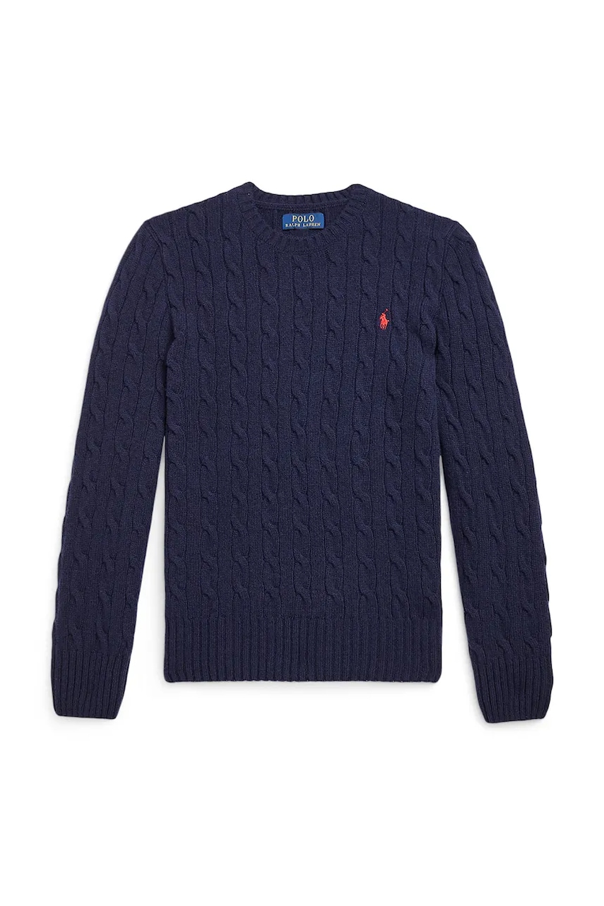 Polo Ralph Lauren pulover pentru copii din lână