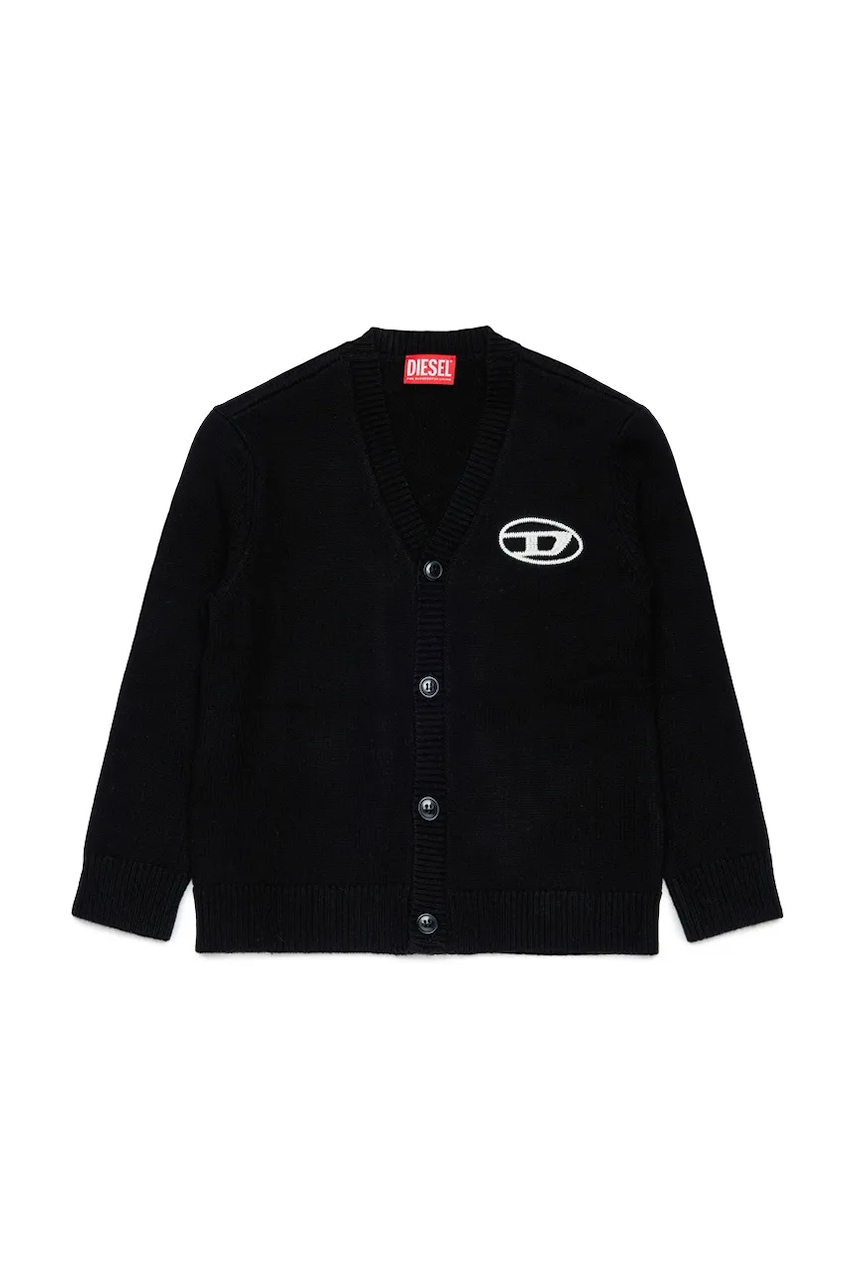 Diesel cardigan pentru copii cu amestec de lână KLABO CARDIGAN OVER KNITWEAR