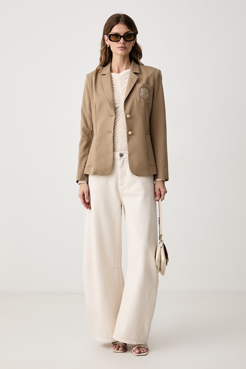 Haveone  блуза с дълги ръкави за деца с вискоза