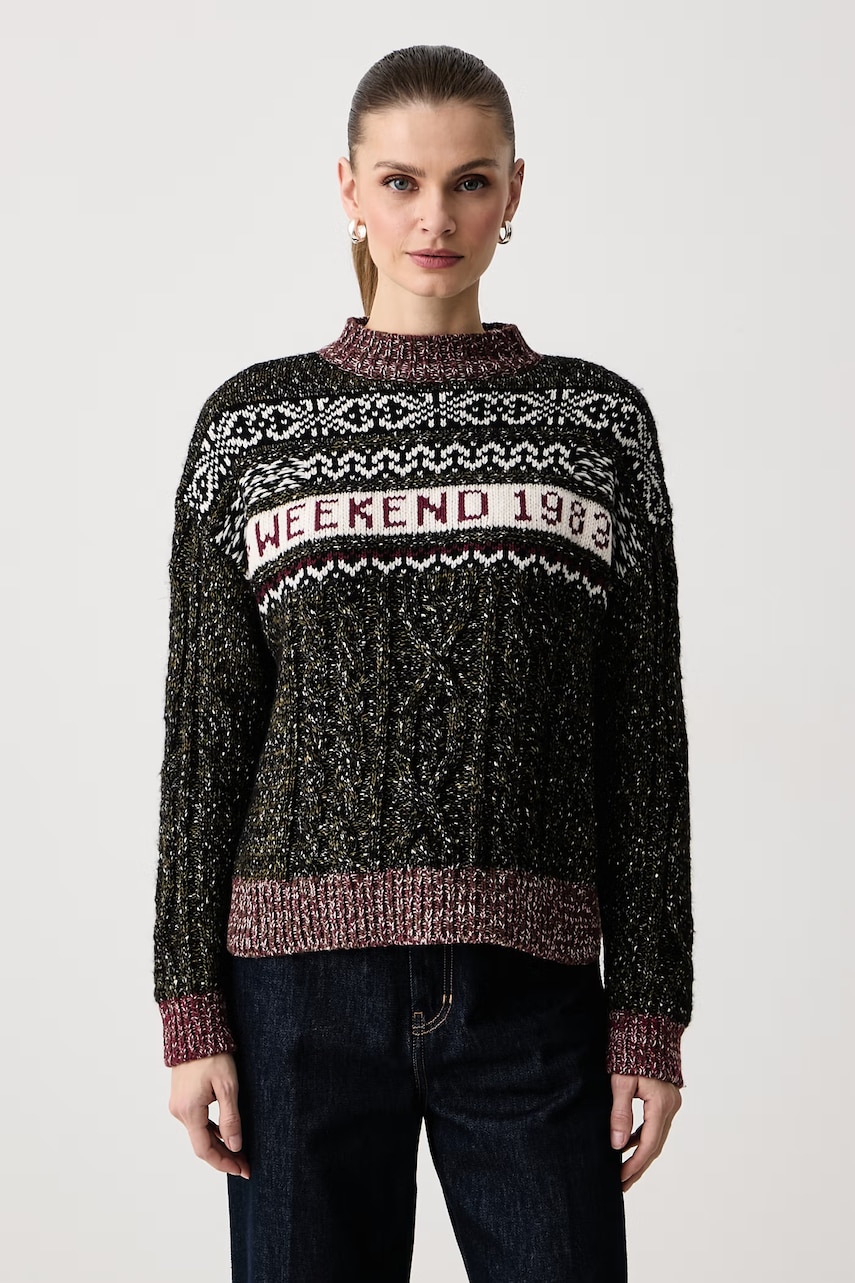 Weekend Max Mara pulover pentru femei cu amestec de lână WKIQUOTA