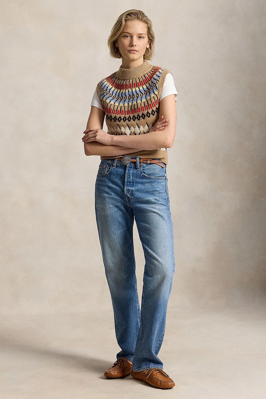 Polo Ralph Lauren Polo Ralph Lauren γιλέκο γυναικείο μάλλινο - 3