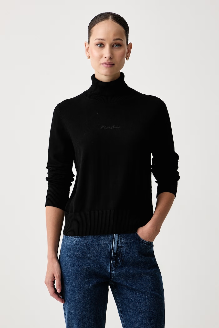 Guess Jeans ζιβάγκο γυναικείο με πρόσμιξη μεταξιού