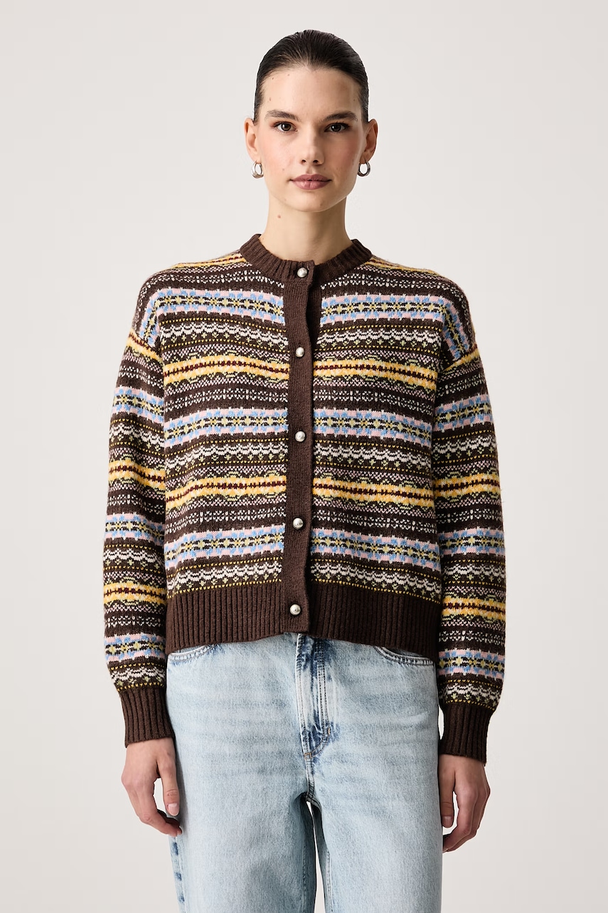 Levi's kardigan za žene s dodatkom vune CHARLOTTE CREWNECK