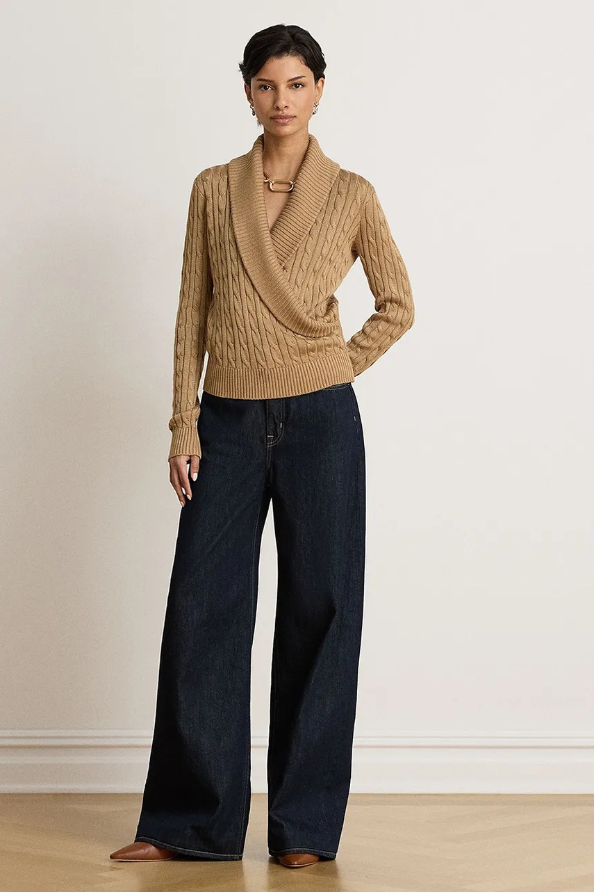 Lauren Ralph Lauren Lauren Ralph Lauren πουλόβερ γυναικείο με βαμβάκι - 5