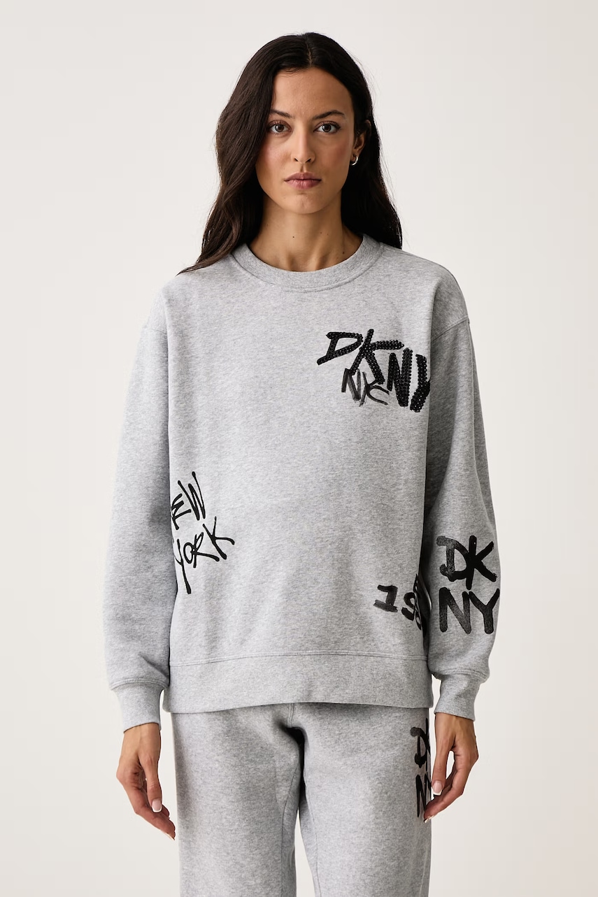 DKNY  mikina dámska s bavlnou