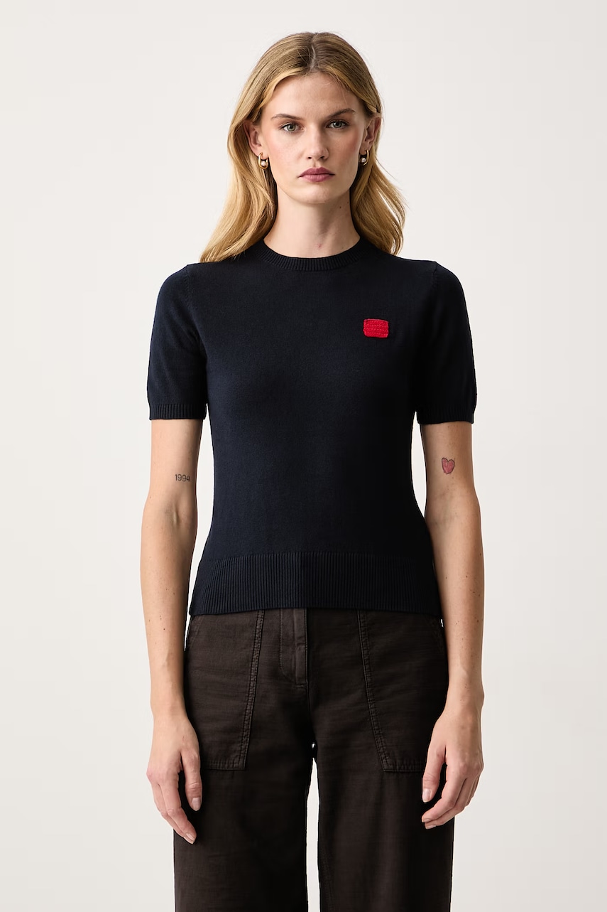 Max&Co.  tricou tricotat pentru femei din bumbac cu elastan CHENZIA