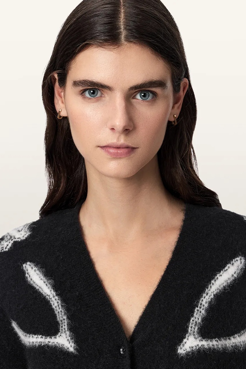 AllSaints AllSaints ζακέτα γυναικεία με μαλλί CHARM - 4
