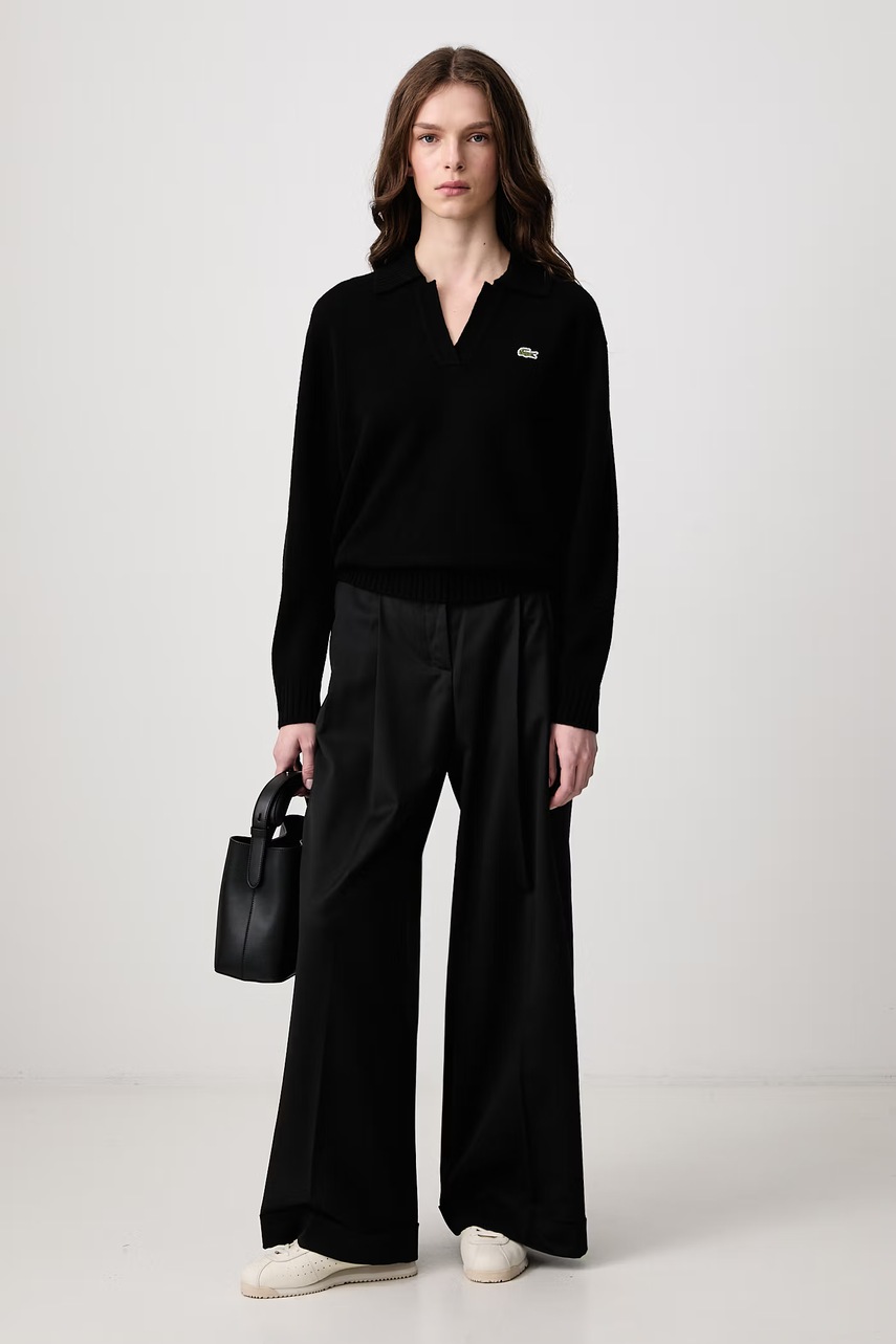 Lacoste  пуловер дамски от кашмир
