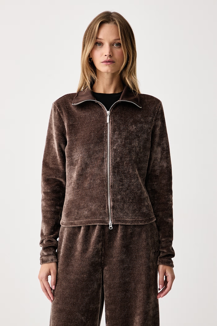adidas Originals  pulover cu fermoar pentru femei Chenille Zip Up