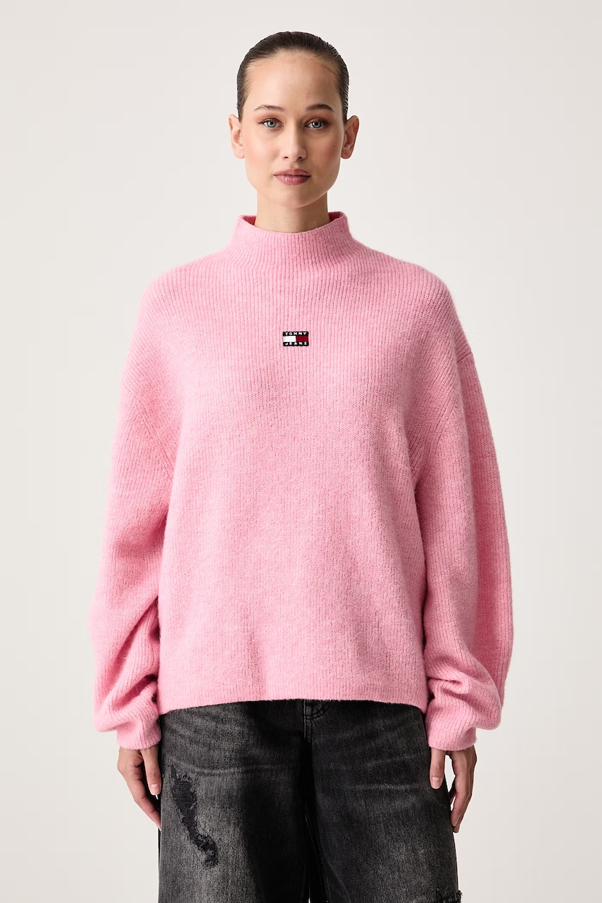 Tommy Jeans  sveter dámsky s vlnou