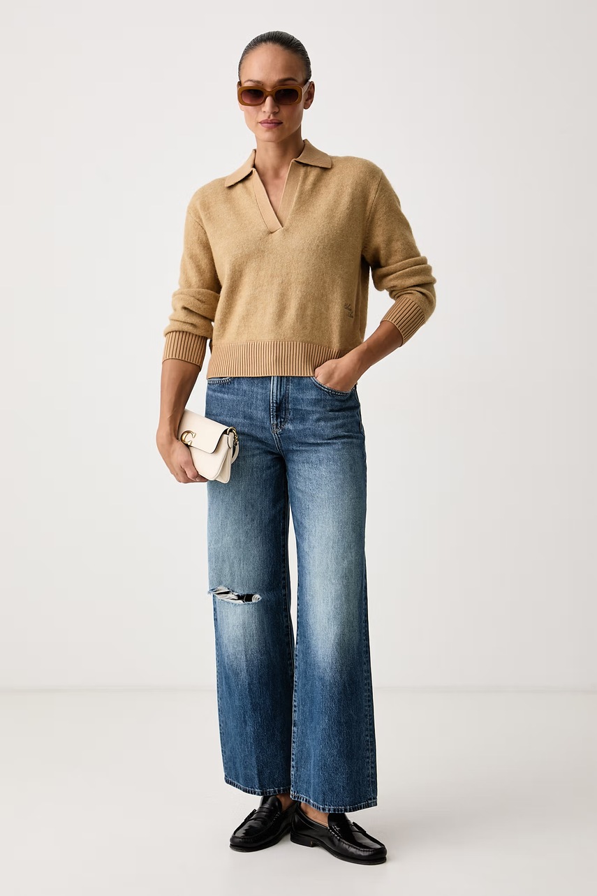 Calvin Klein Jeans  пуловер дамски с добавена вълна