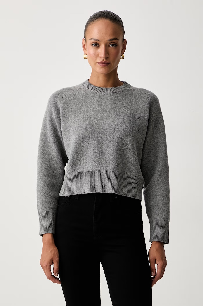 Calvin Klein Jeans sveter dámsky s prímesou vlny