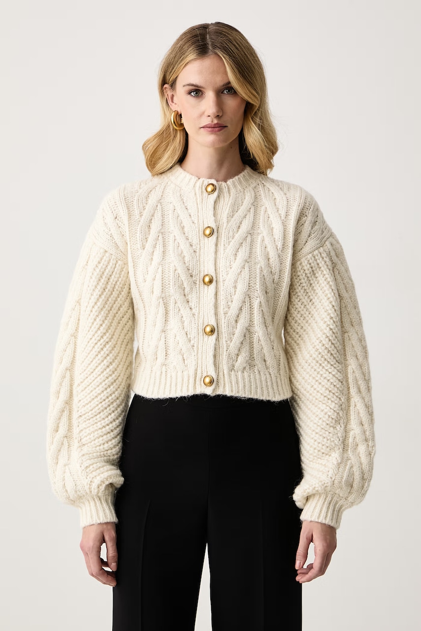 Elisabetta Franchi  cardigan pentru femei cu lână de alpaca