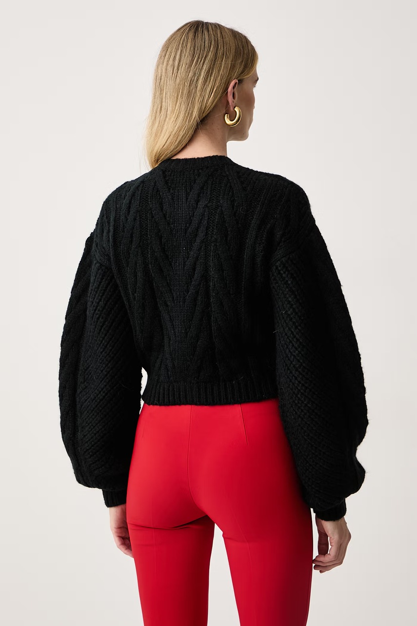 Elisabetta Franchi Elisabetta Franchi ζακέτα γυναικεία με μαλλί αλπακά - 3