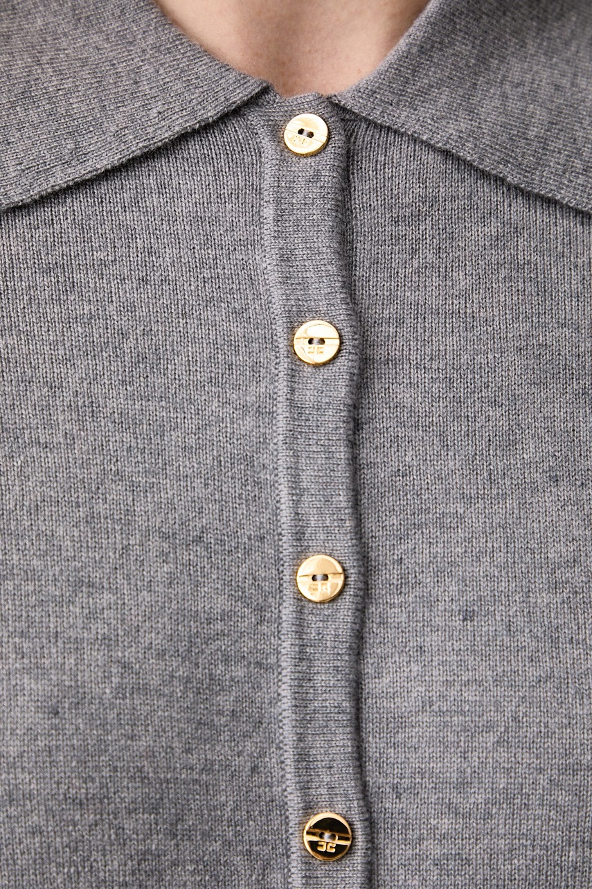 Elisabetta Franchi Elisabetta Franchi ζακέτα γυναικεία με κασμίρι - 5