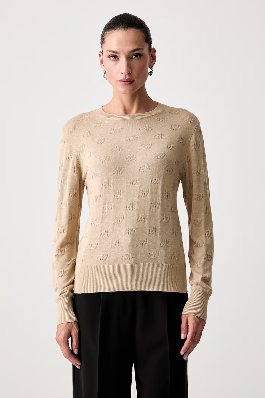 Armani Exchange sweter damski z wiskozą