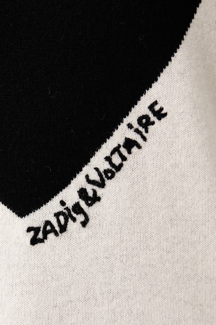 Zadig&Voltaire Zadig&Voltaire πουλόβερ γυναικείο μάλλινο με προσθήκη κασμίρ SOULO - 5