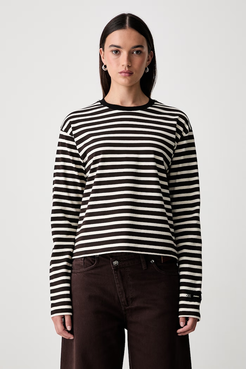 Pinko longsleeve damski bawełniany