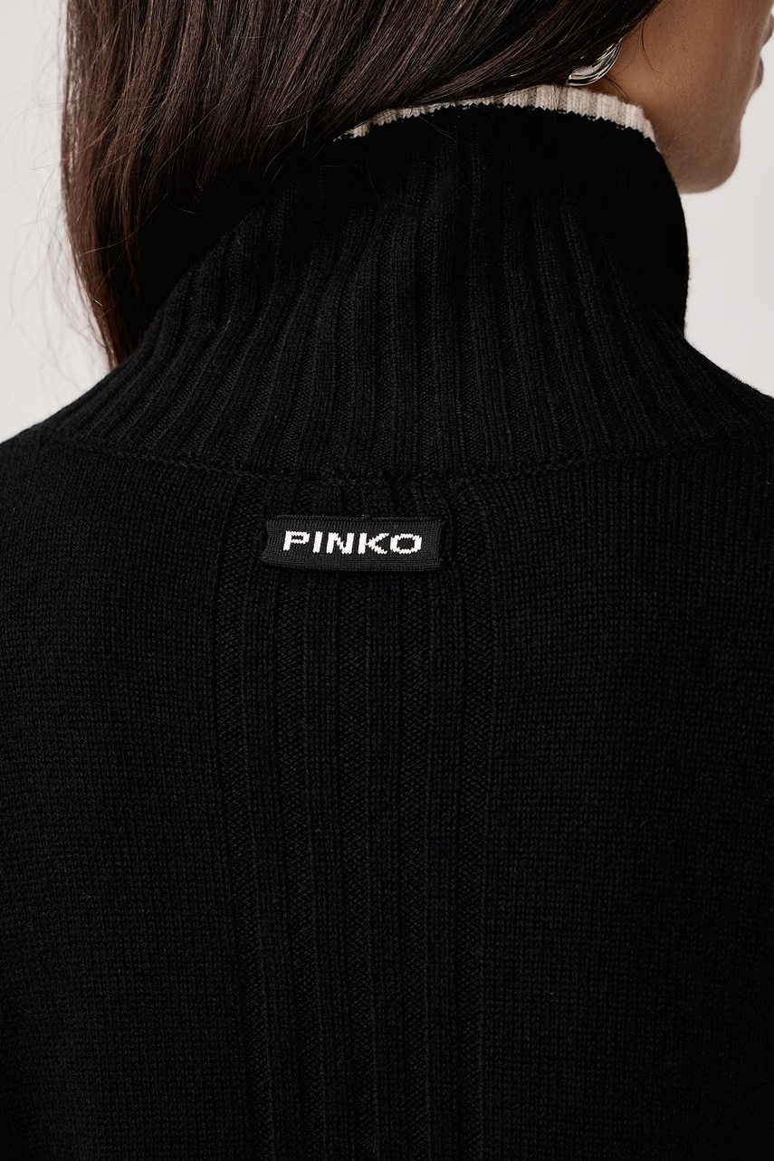 Pinko Pinko ημιζιβάγκο γυναικείο μάλλινο - 4