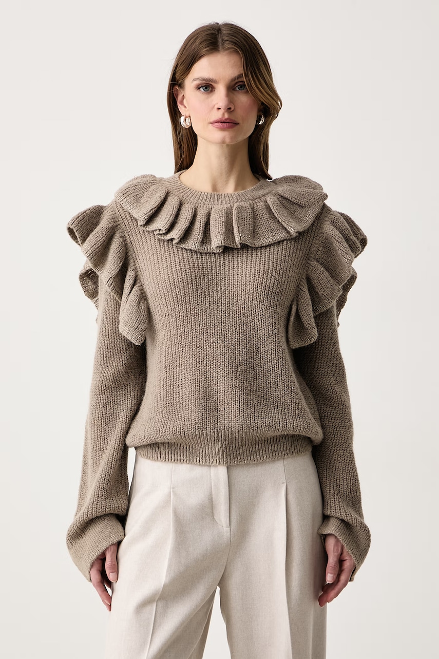 Twinset  pulover pentru femei cu lână și lână de alpaca