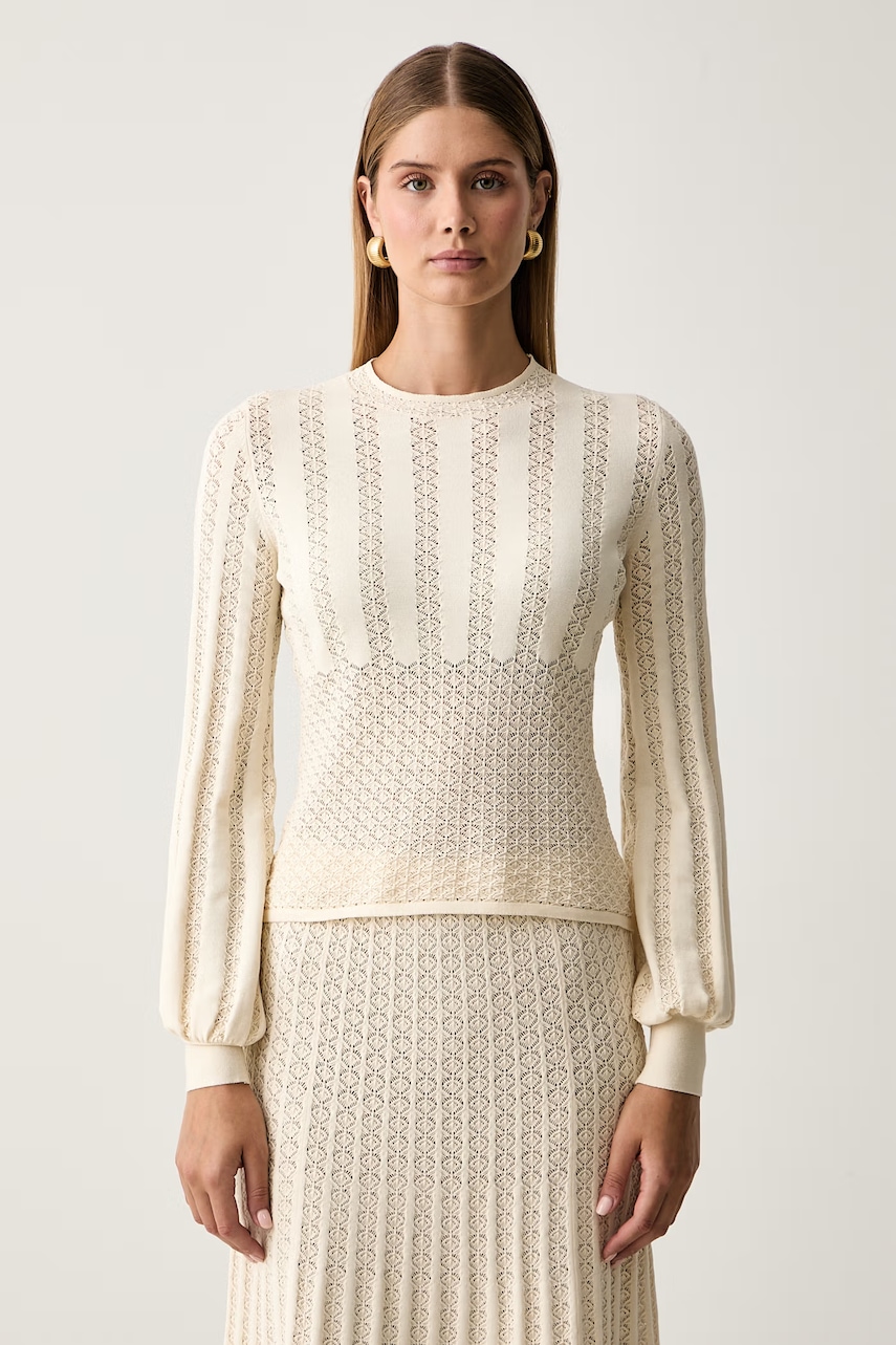 Twinset sweter damski z wiskozą