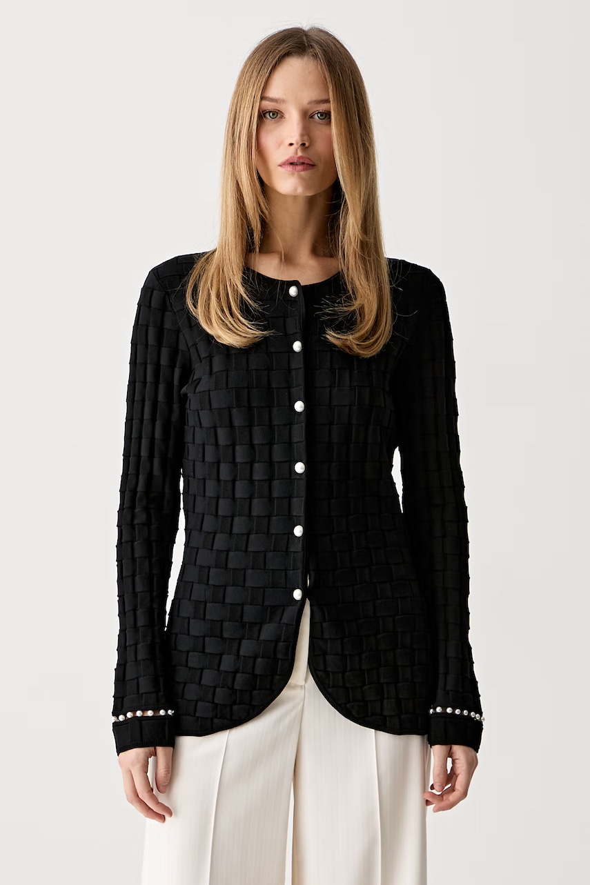 Karl Lagerfeld cardigan pentru femei cu vascoza