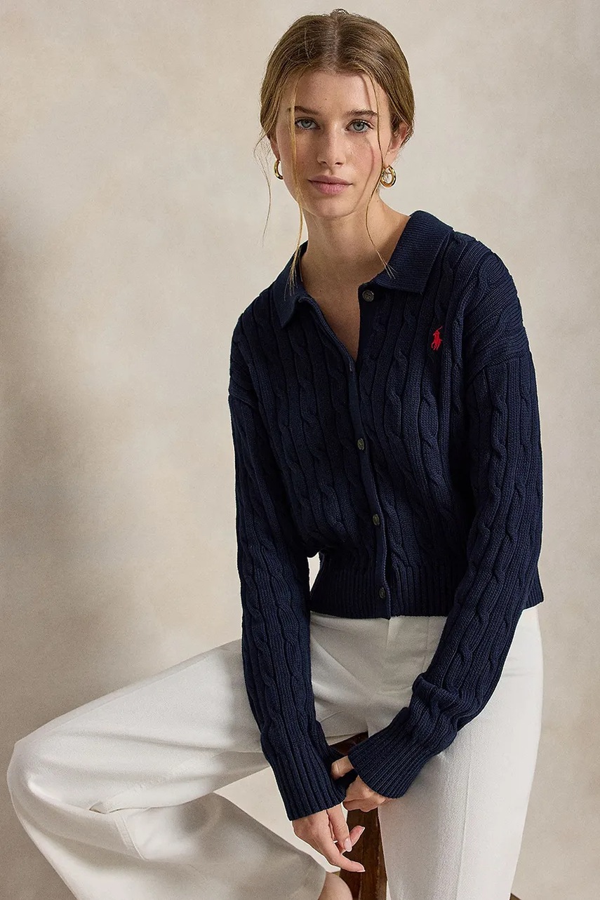 Polo Ralph Lauren Polo Ralph Lauren ζακέτα γυναικεία βαμβακερή - 4
